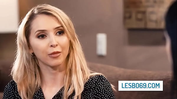 Busty blonde therapist Alix Lynx has lesbian sex with her patient Alex Coal at her new office